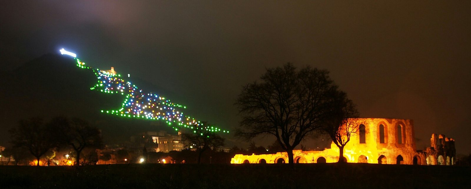 L'Albero di Natale sul Monte Ingino