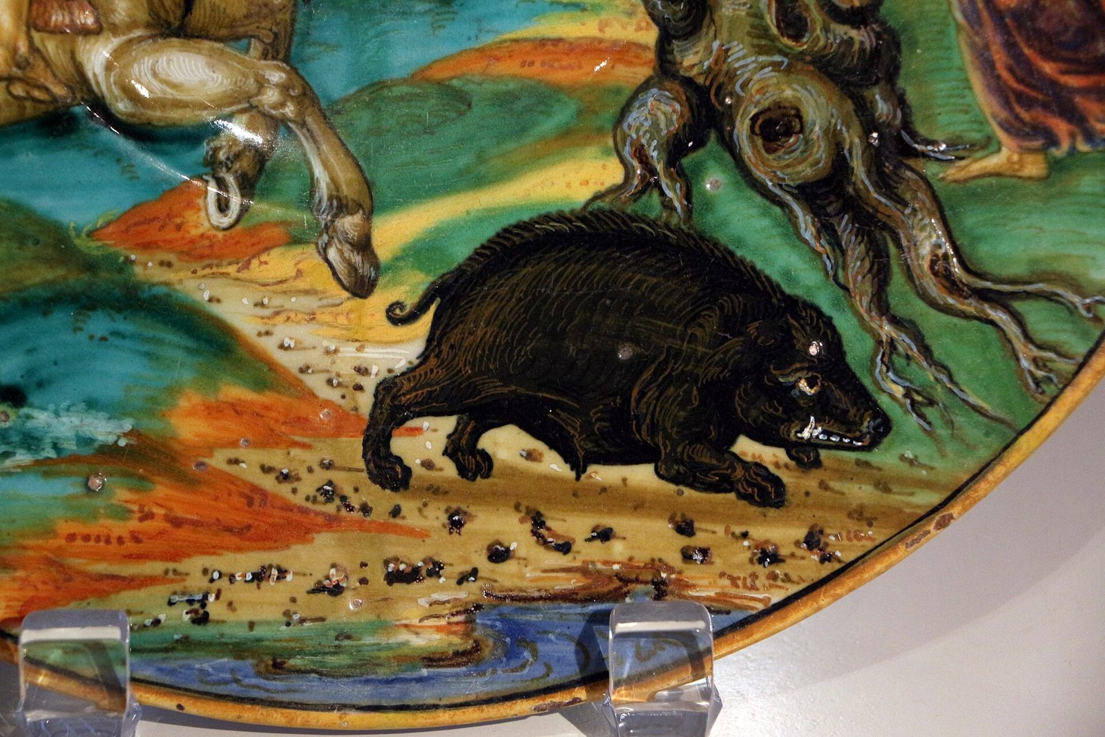 Piatto a lustro della bottega di Mastro Giorgio, 1528