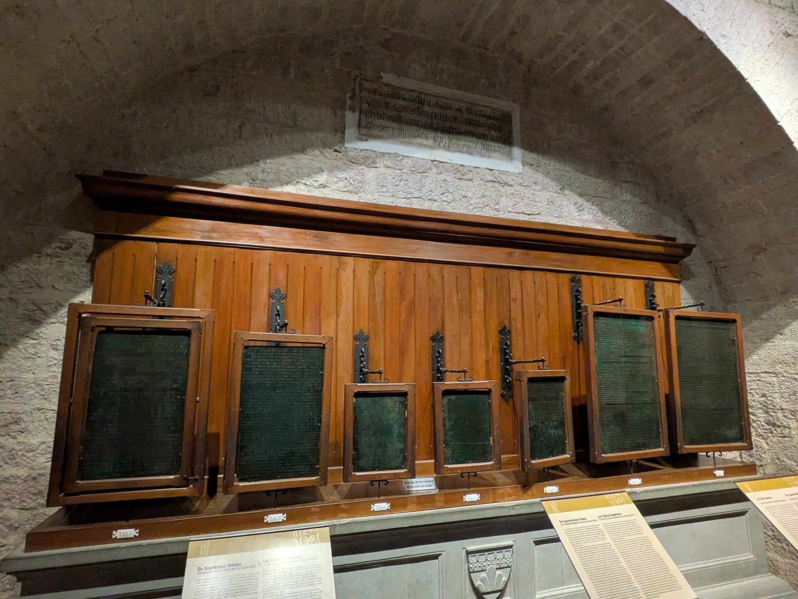 Le Tavole Eugubine, Museo Civico